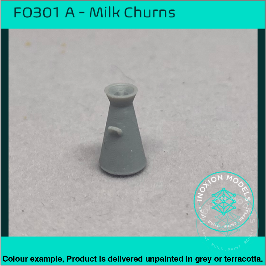 Fo301A – 17 Gallon Milk Churns Oo/Ho Scale Oo Accessory