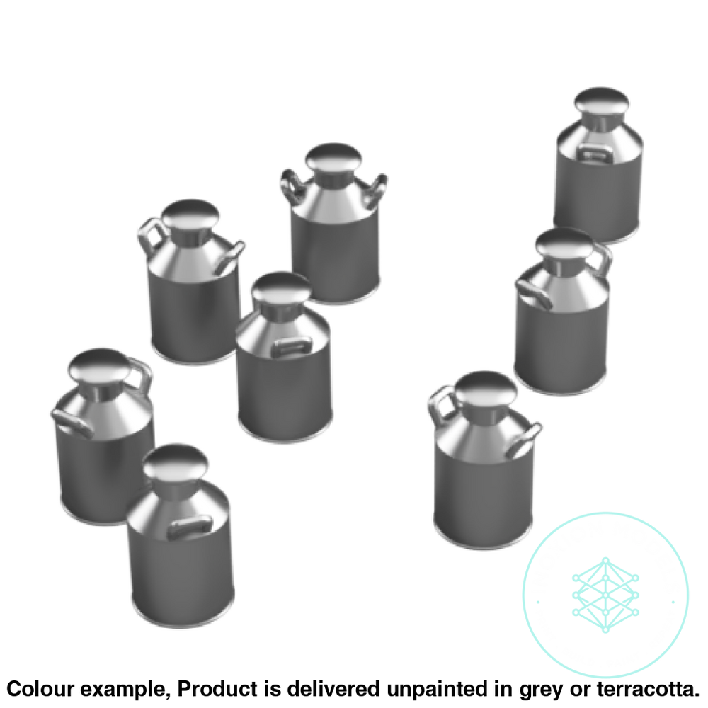 Fo301B – Small Milk Churns Oo/Ho Scale Oo Accessory