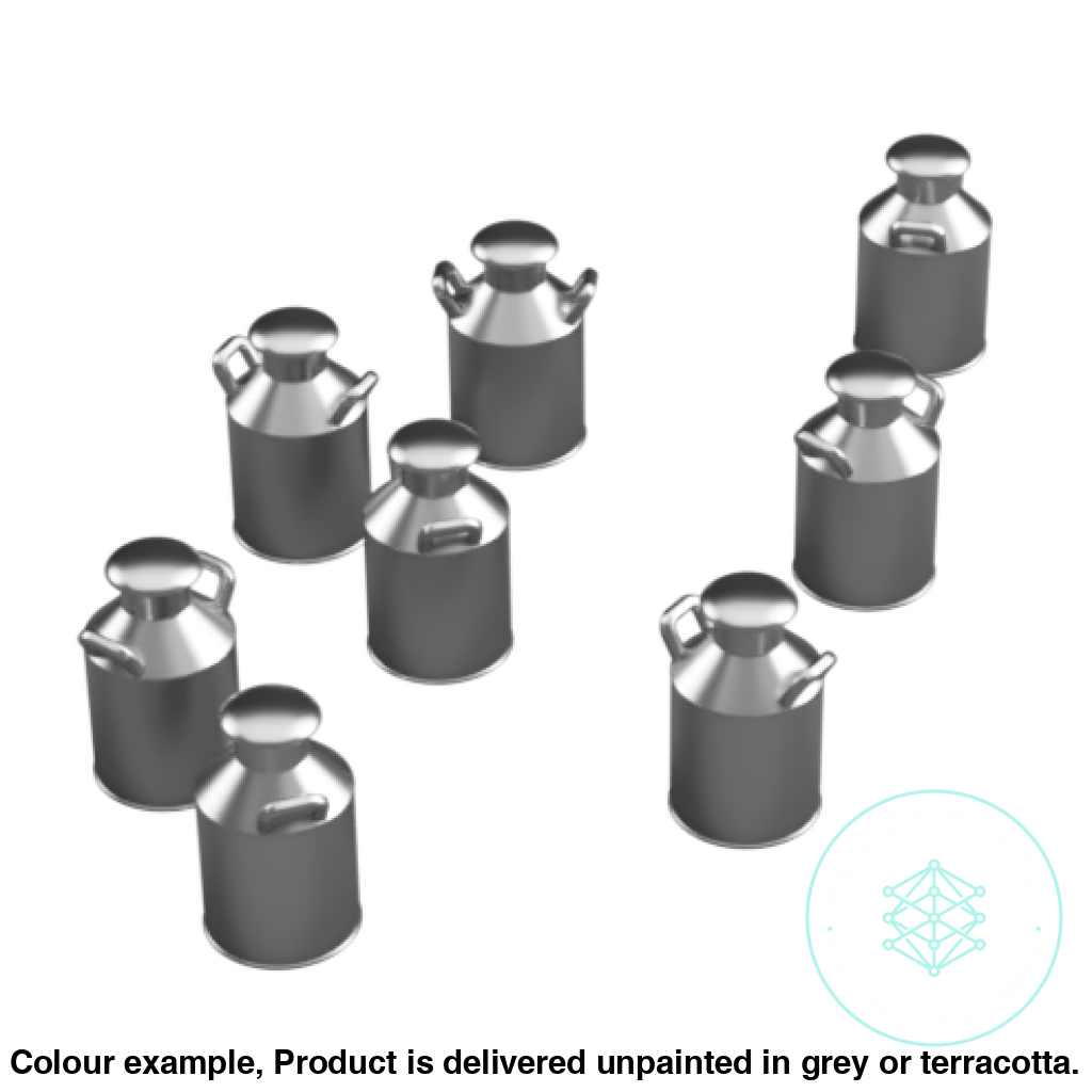 Fo301B – Small Milk Churns Oo/Ho Scale Oo Accessory