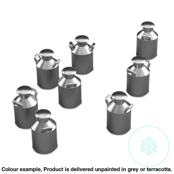 Fo301B – Small Milk Churns Oo/Ho Scale Oo Accessory