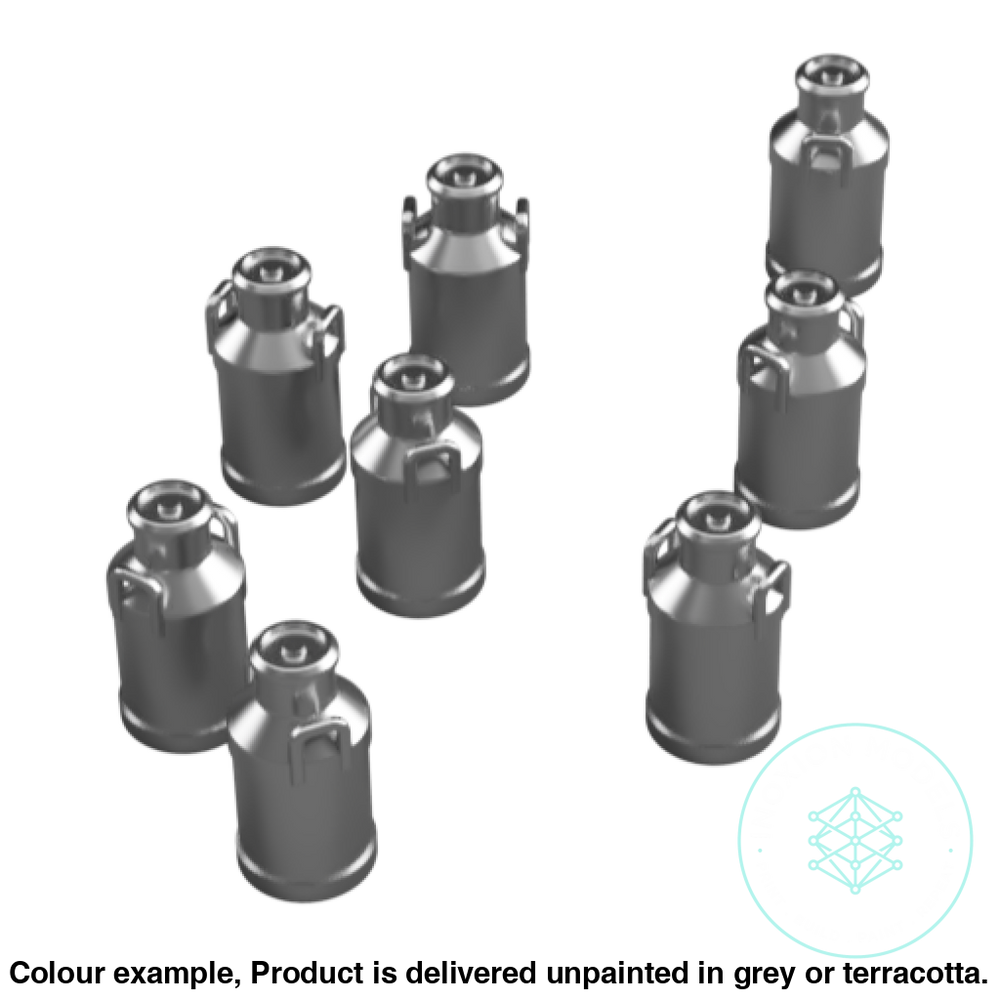 Fo301C – Medium Milk Churns Oo/Ho Scale Oo Accessory