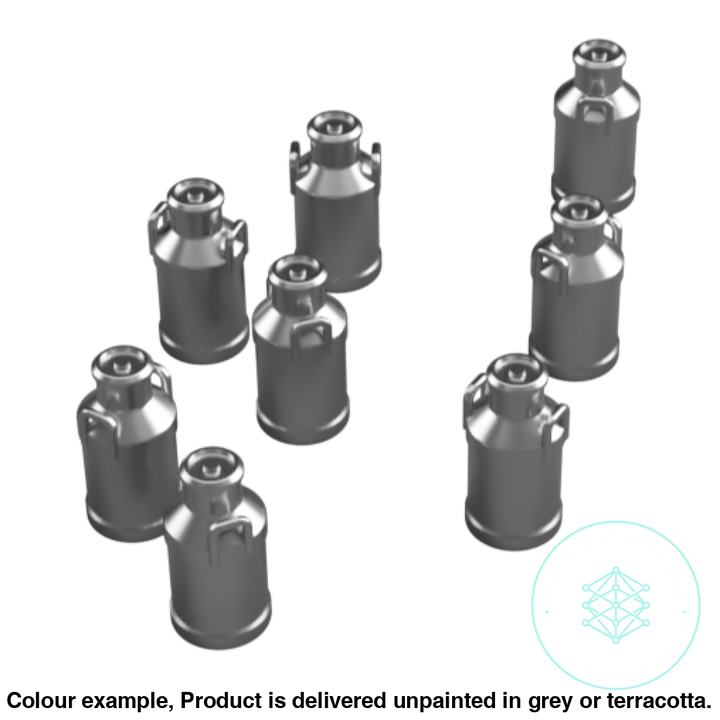 Fo301C – Medium Milk Churns Oo/Ho Scale Oo Accessory