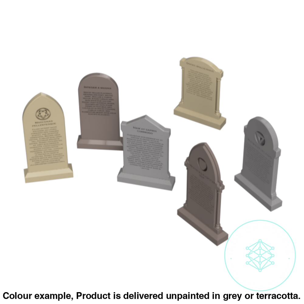 Fo307C – Old Grave Stones Oo/Ho Scale Oo Accessory