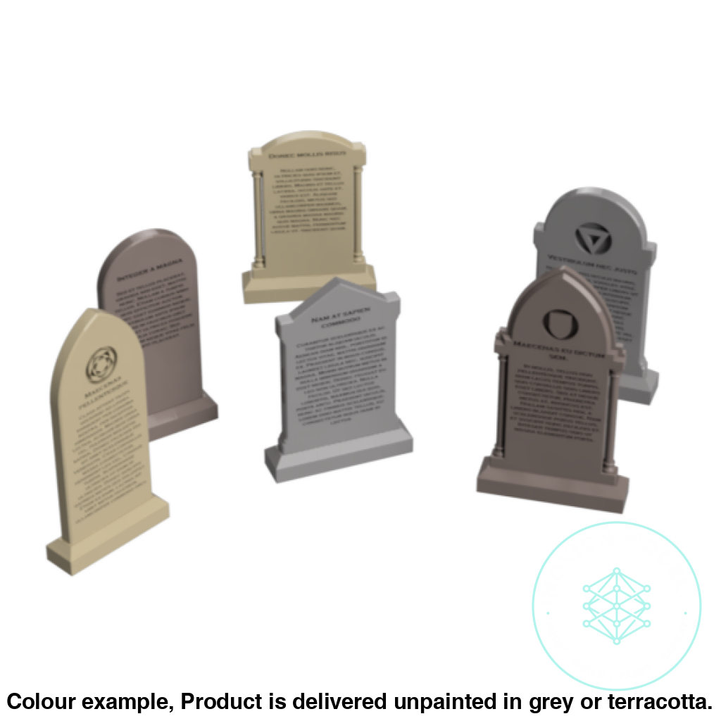 Fo307C – Old Grave Stones Oo/Ho Scale Oo Accessory