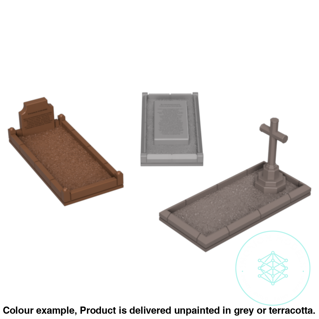 Fo307E – Grave Plots Oo/Ho Scale Oo Accessory