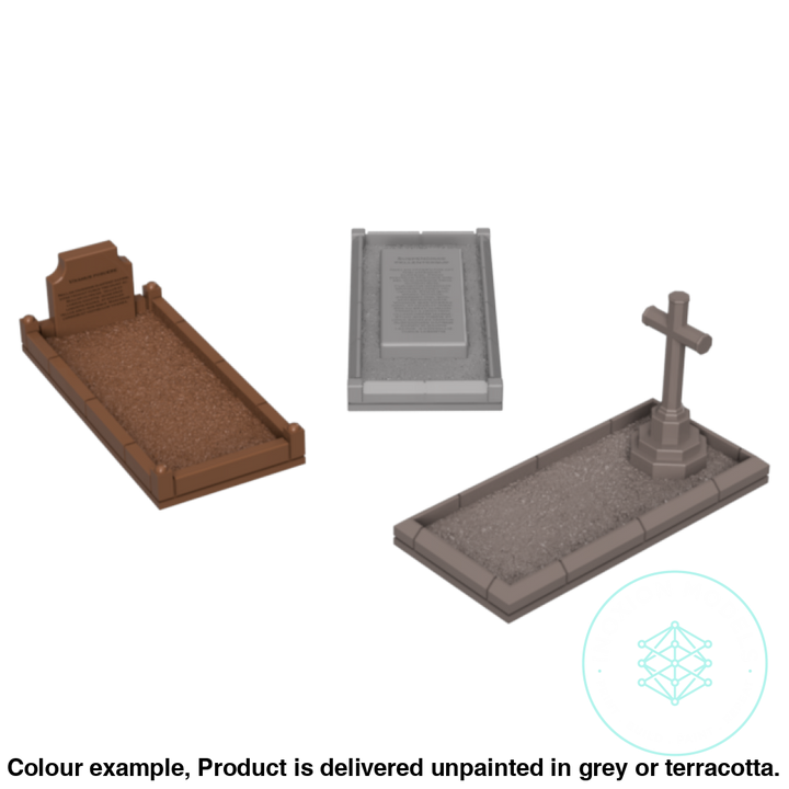 Fo307E – Grave Plots Oo/Ho Scale Oo Accessory