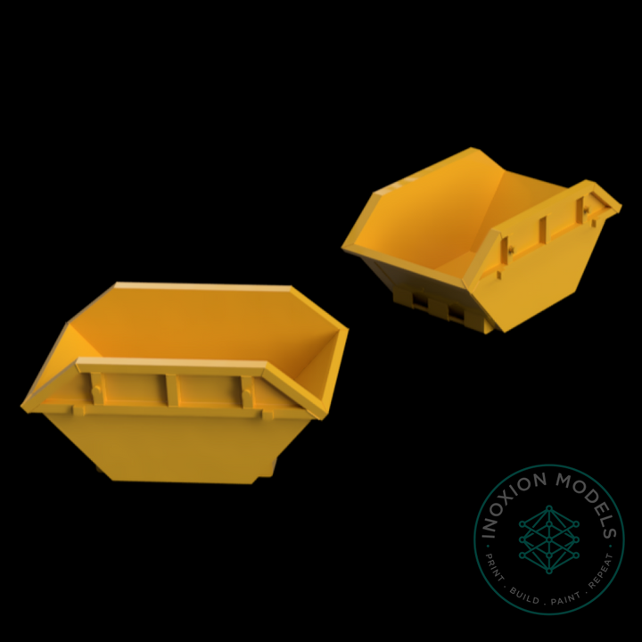 Fo400A – 6 Yard Skip Oo/Ho Scale Oo Accessory