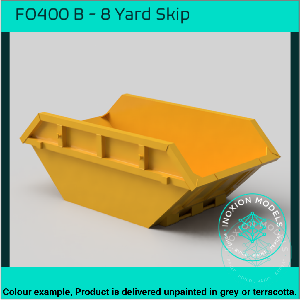 Fo400B – 8 Yard Skip Oo/Ho Scale Oo Accessory