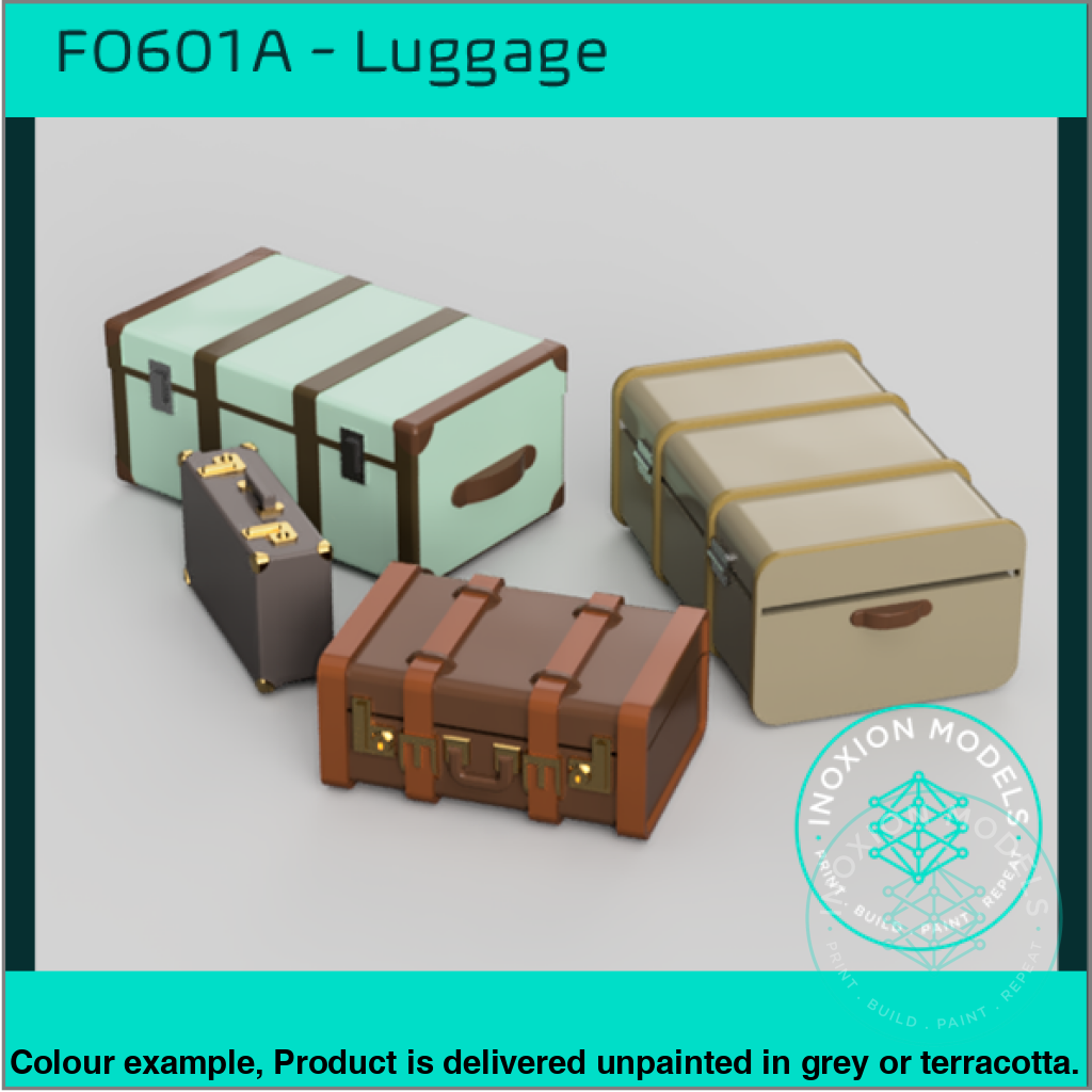 Fo601A – Luggage Oo/Ho Scale Oo Accessory