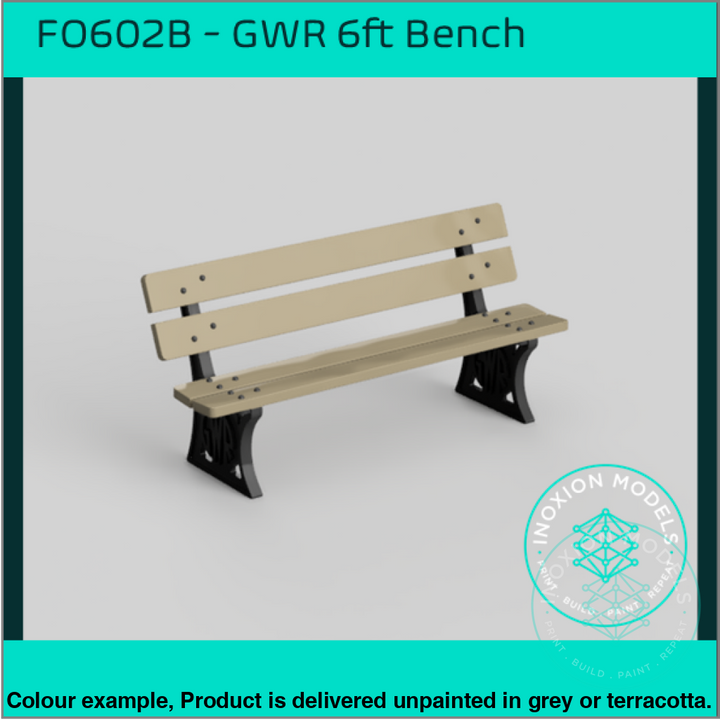 Fo602B – Gwr 6Ft Platform Benches Oo/Ho Scale Oo Accessory