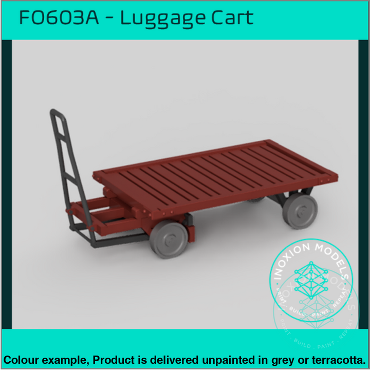 Fo603A – Luggage Cart Oo/Ho Scale Oo Accessory