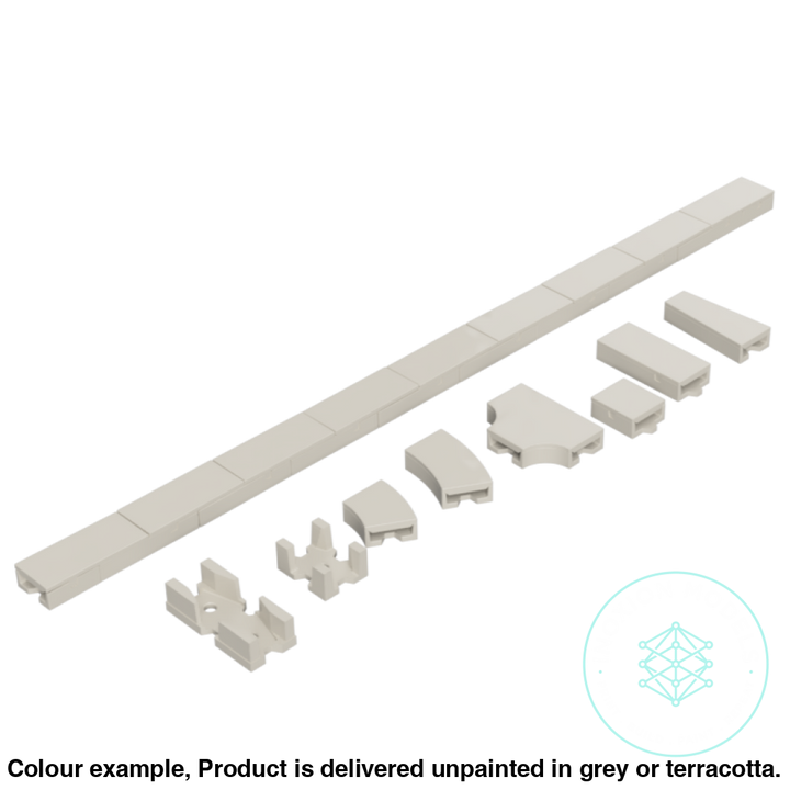 Fo607B – Wide Concrete Cable Channels Oo/Ho Scale (Copy) Oo Accessory