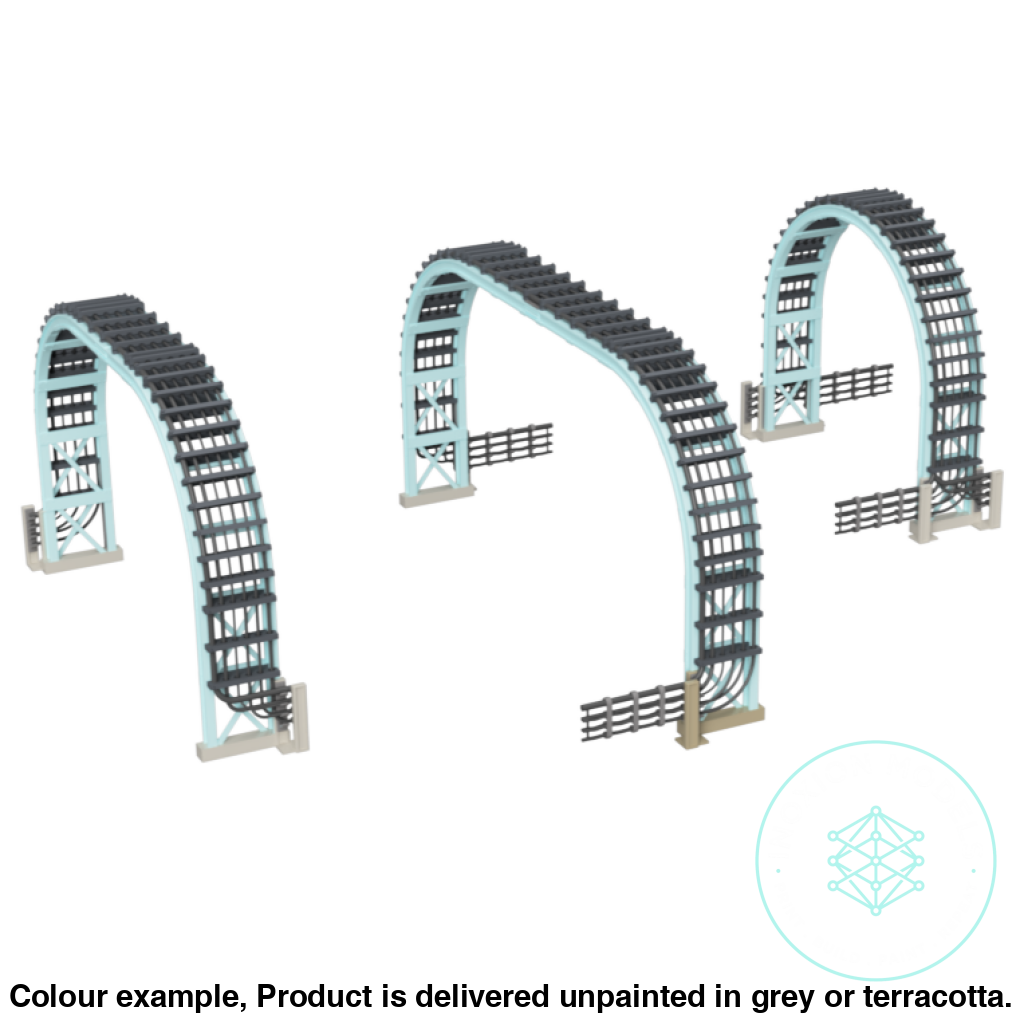 Fo610C – London Underground Cables Gantries Oo/Ho Scale Oo Accessory