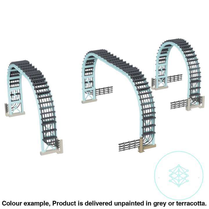 Fo610C – London Underground Cables Gantries Oo/Ho Scale Oo Accessory