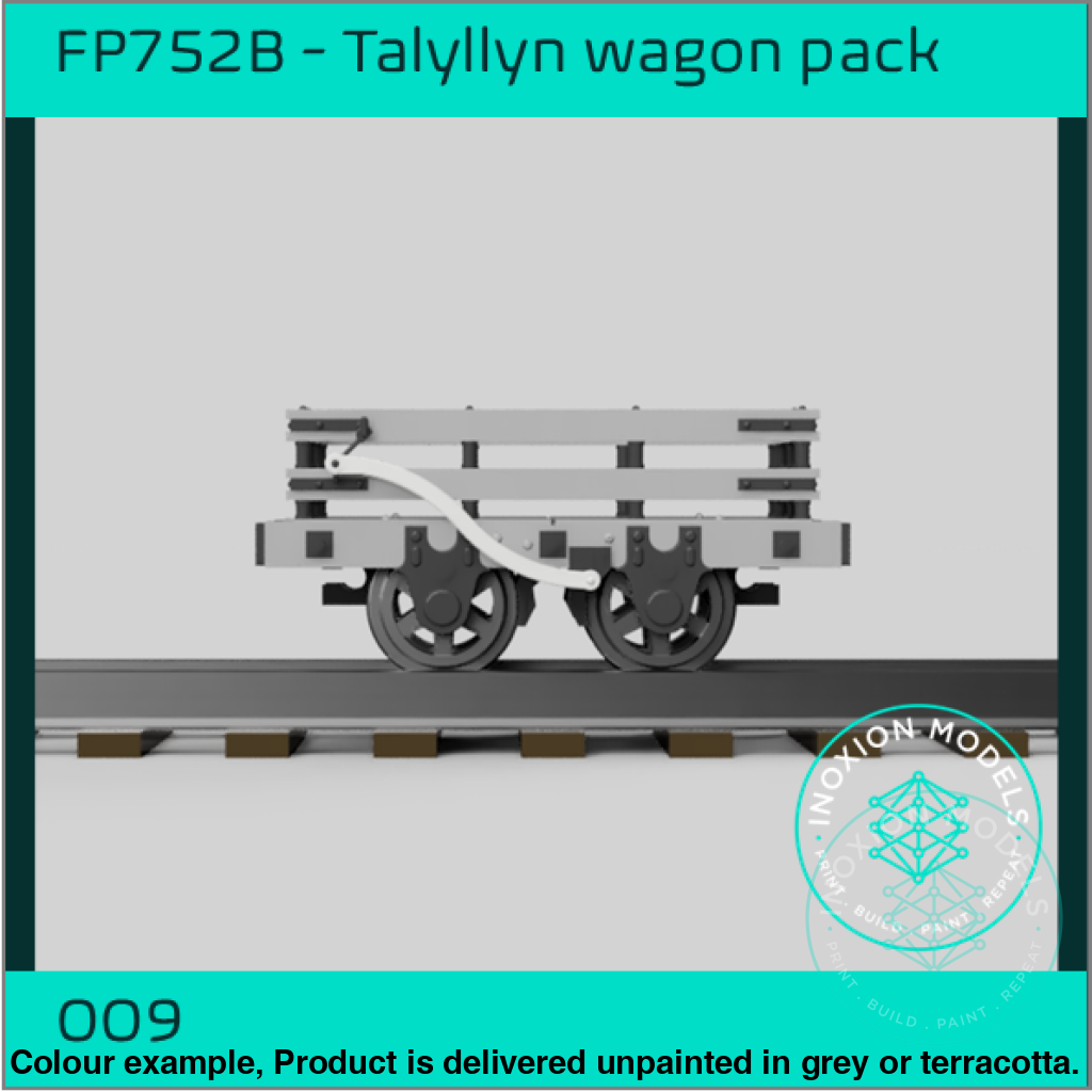 Fp752B – Talyllyn Slate Wagon Pack Oo9 Gauge Oo Scale Rolling Stock