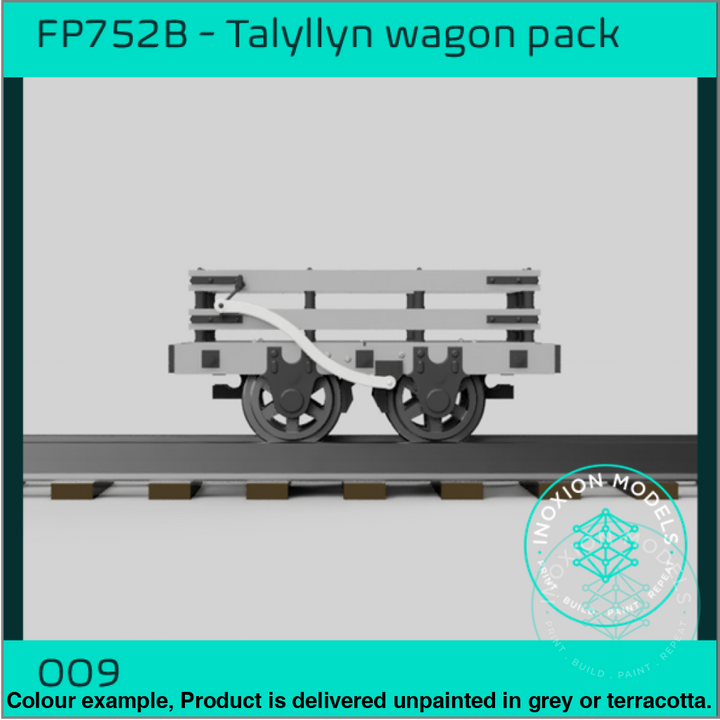 Fp752B – Talyllyn Slate Wagon Pack Oo9 Gauge Oo Scale Rolling Stock