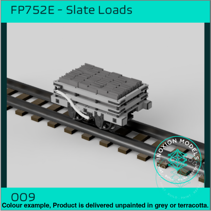 Fp752E – Ffestiniog/Talyllyn Slate Wagon Loads Oo9 Gauge Oo Scale Rolling Stock