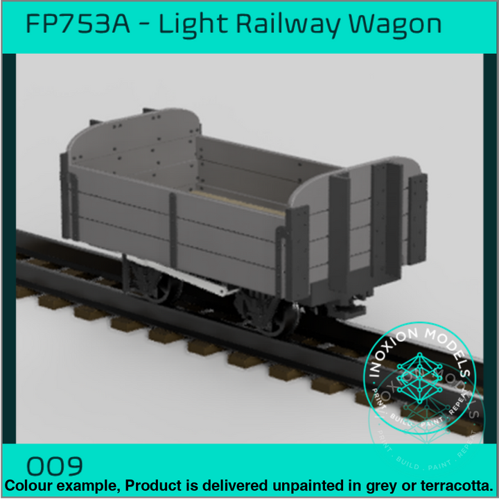 Fp753A – Light Railway Wagon Oo9 Gauge Oo Scale Rolling Stock