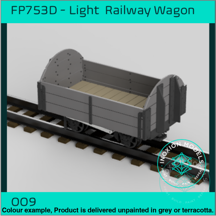 Fp753D – Light Railway Wagon Oo9 Gauge Oo Scale Rolling Stock