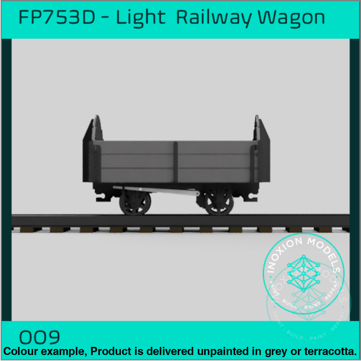 Fp753D – Light Railway Wagon Oo9 Gauge Oo Scale Rolling Stock