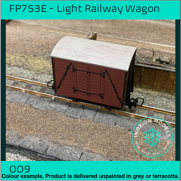 Fp753E – Light Railway Wagon Oo9 Gauge Oo Scale Rolling Stock