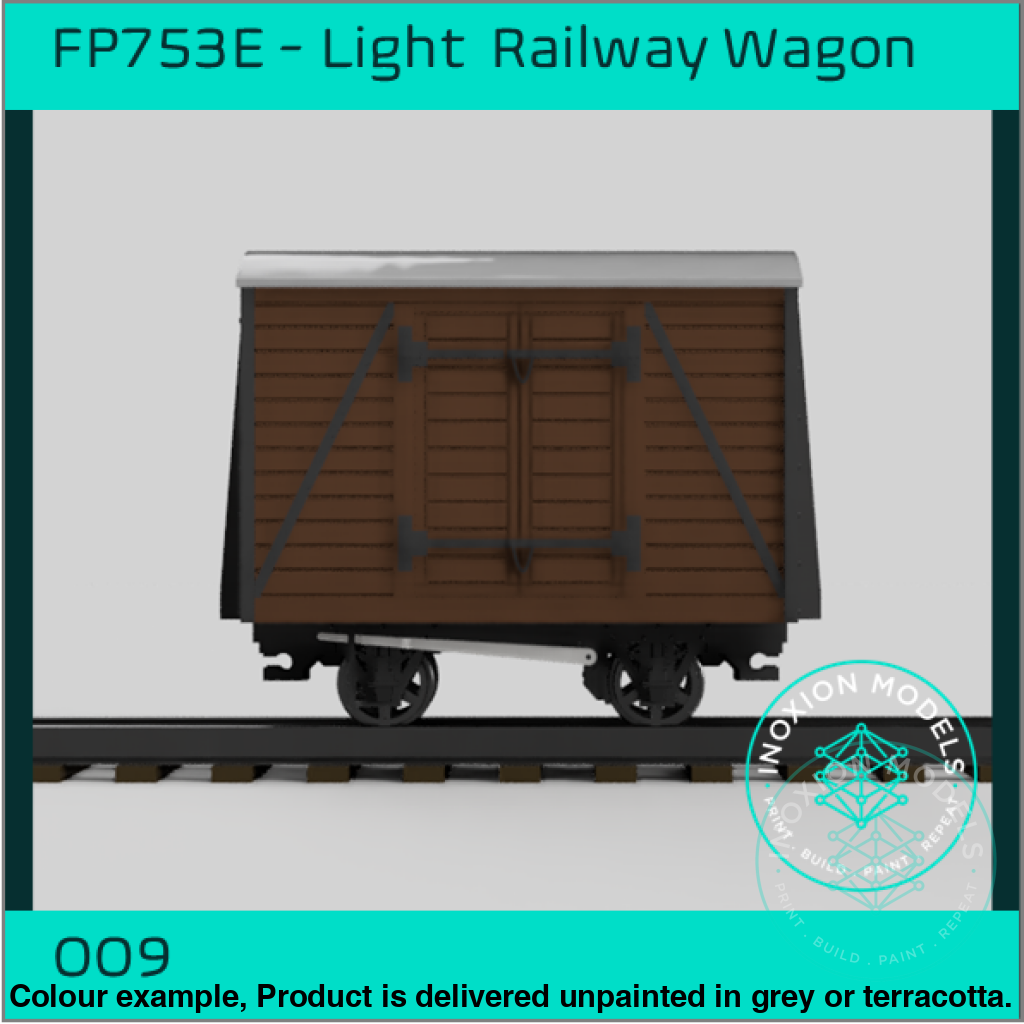 Fp753E – Light Railway Wagon Oo9 Gauge Oo Scale Rolling Stock