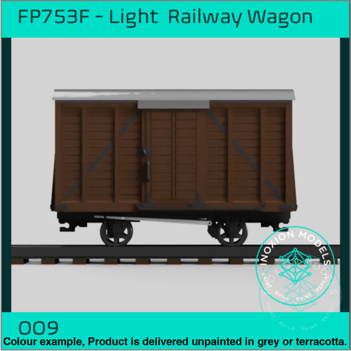 Fp753F – Light Railway Wagon Oo9 Gauge Oo Scale Rolling Stock