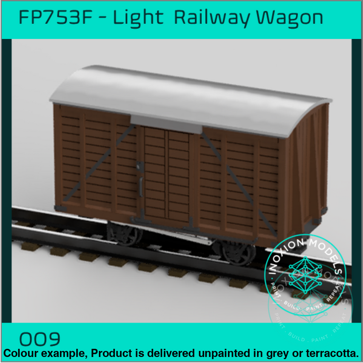 Fp753F – Light Railway Wagon Oo9 Gauge Oo Scale Rolling Stock