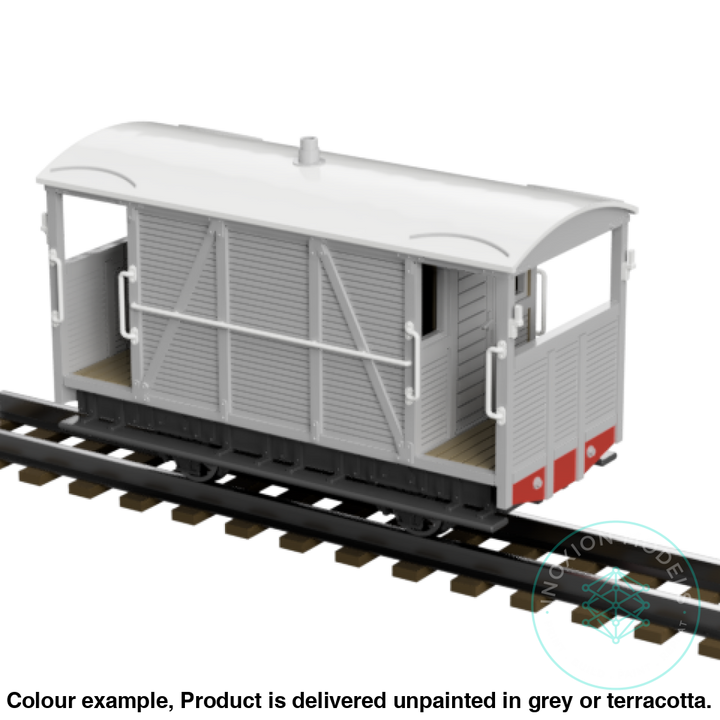 Fp755A – C&Mlr Brake Van Oo9 Gauge Oo Scale Rolling Stock