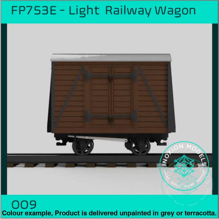 Fpc753E – 4X Light Railway Wagon Pack Oo9 Gauge Oo Scale Rolling Stock