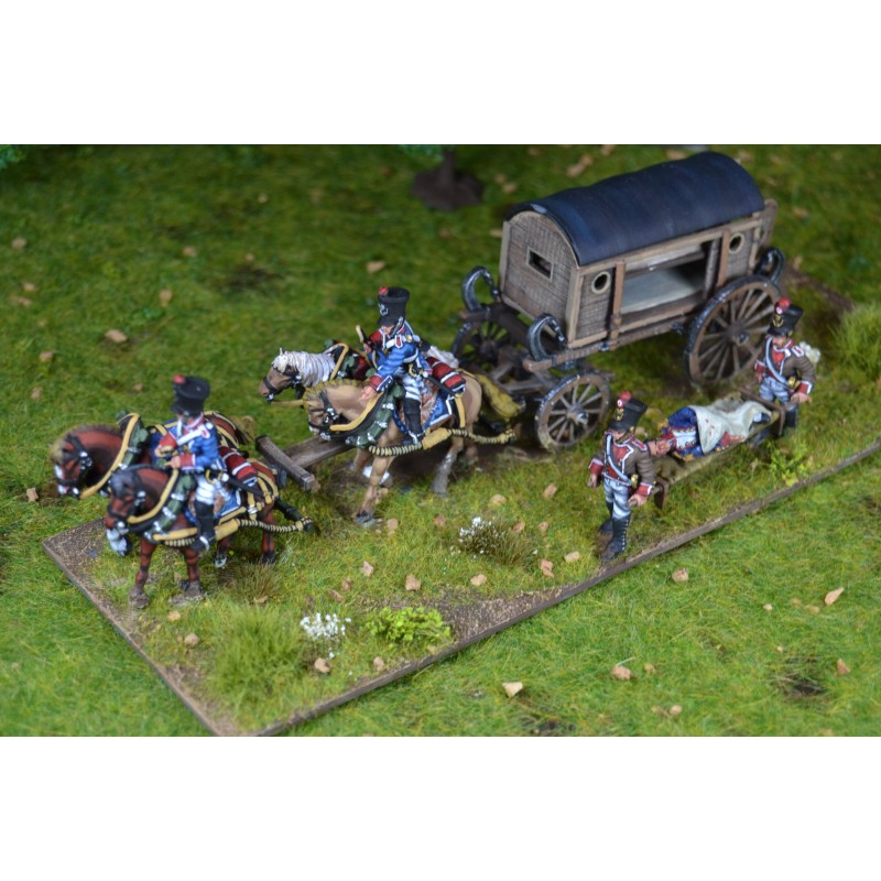 French Napoleonic Ambulance and Figures