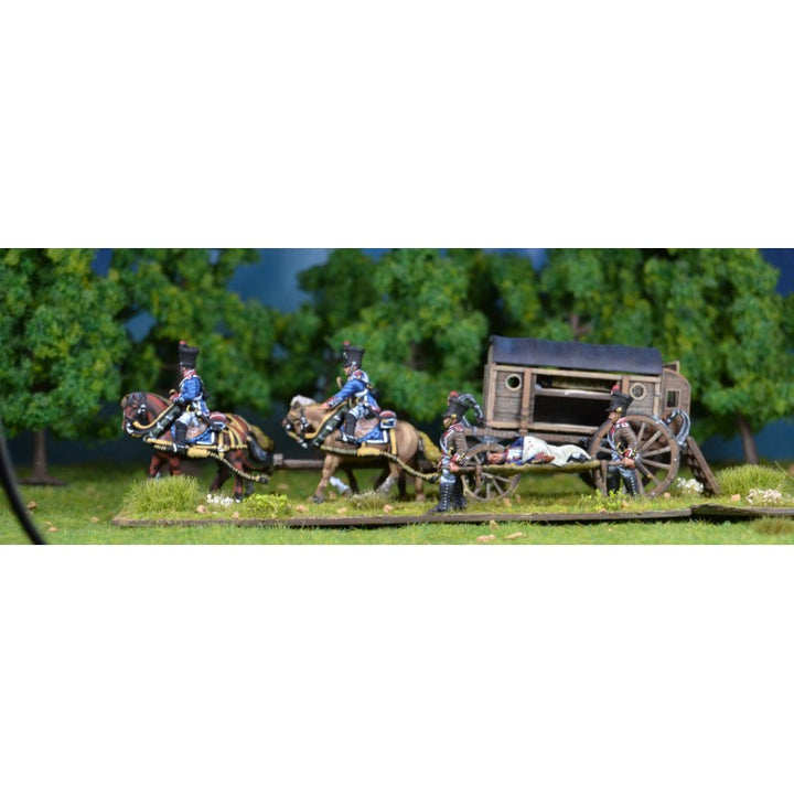 French Napoleonic Ambulance and Figures