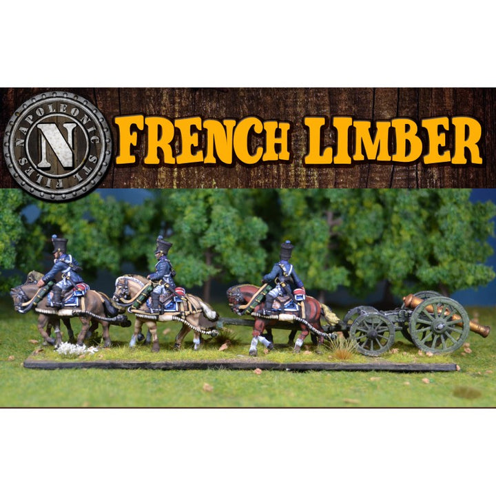 French Napoleonic 12lb Artillery Limber Team