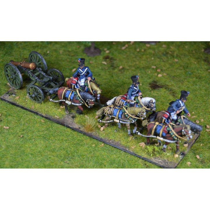 French Napoleonic Howitzer Artillery Limber Team