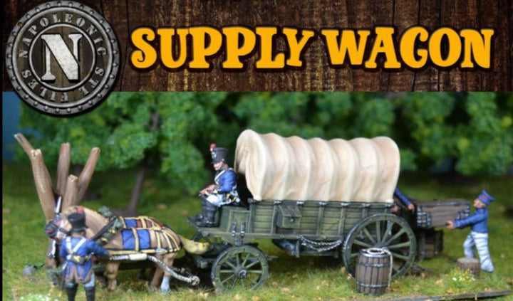 French Napoleonic Supply Wagon only Kit