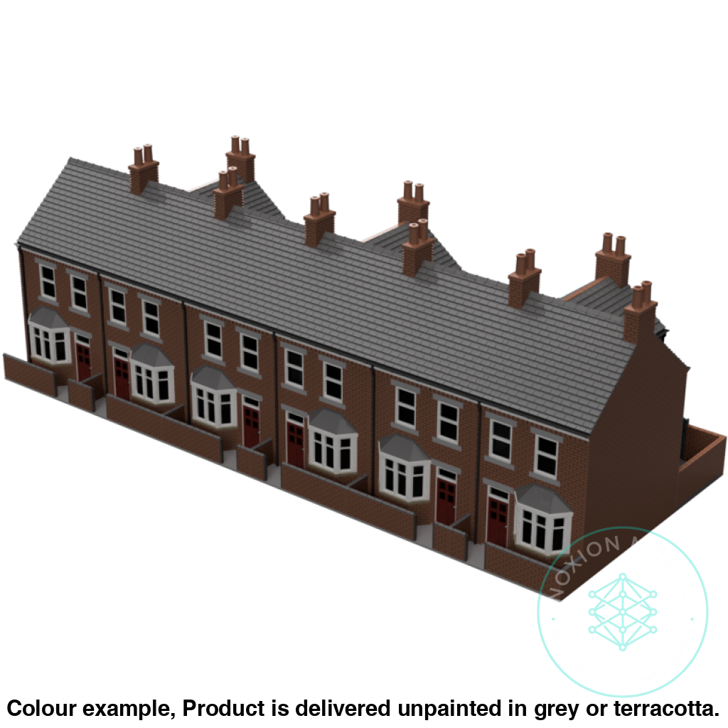 Gc010A – 6X Terrace House Pack Tt120/3Mm Scale Tt Building