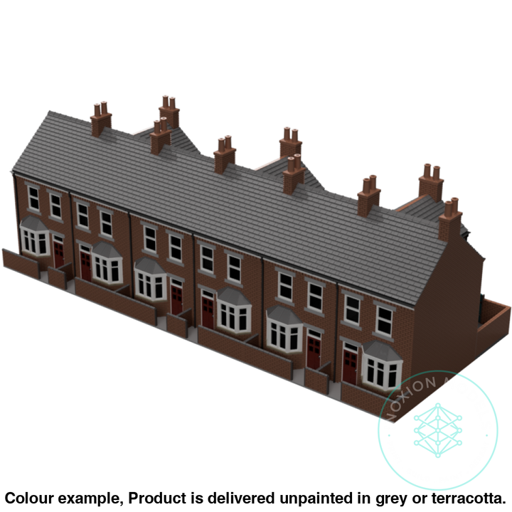 Gc010A – 6X Terrace House Pack Tt120/3Mm Scale Tt Building