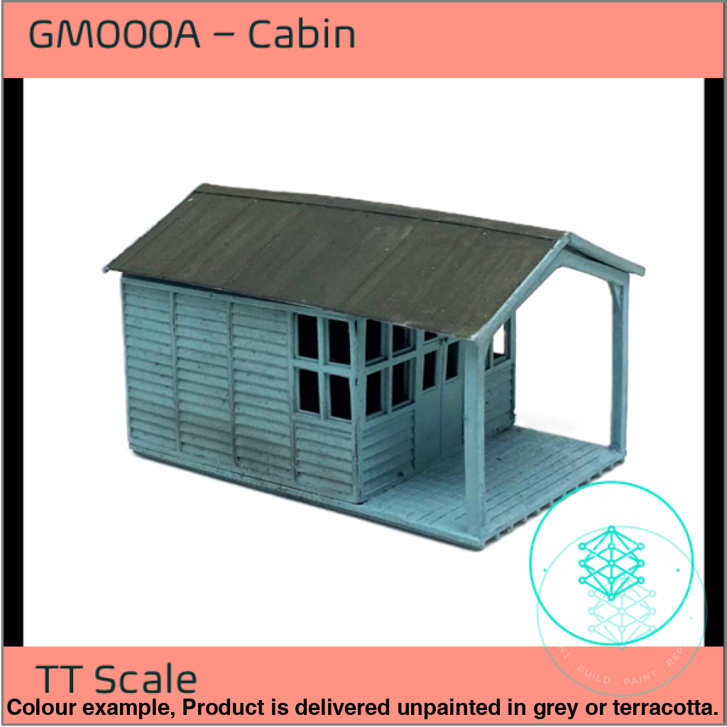 Gm000A – Cabin/Garden Shed Tt120/3Mm Scale Tt Building