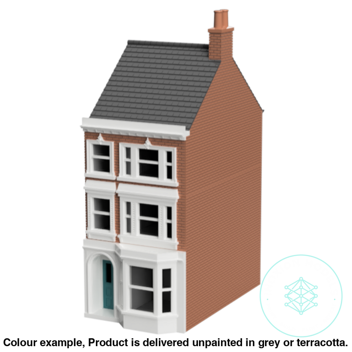 Gm002 – Terraced House Tt120 Scale Tt Building