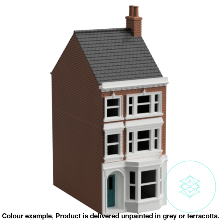 Gm002 – Terraced House Tt120 Scale Tt Building