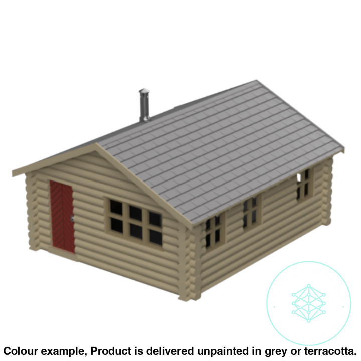 Gm003 – Log Cabin Tt120/3Mm Scale Tt Building