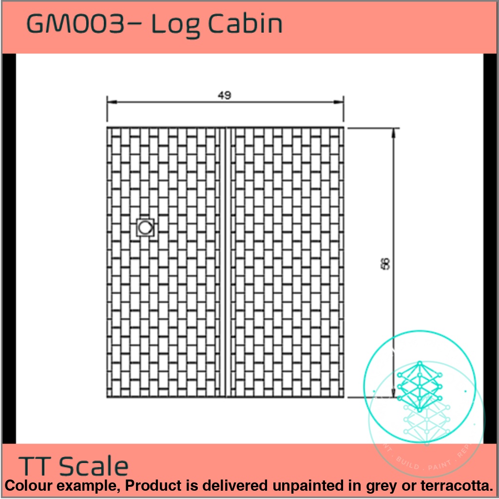 Gm003 – Log Cabin Tt120/3Mm Scale Tt Building