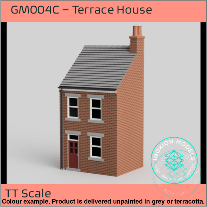 Gm004C – Low Relief Terrace House Tt120/3Mm Scale Tt Building