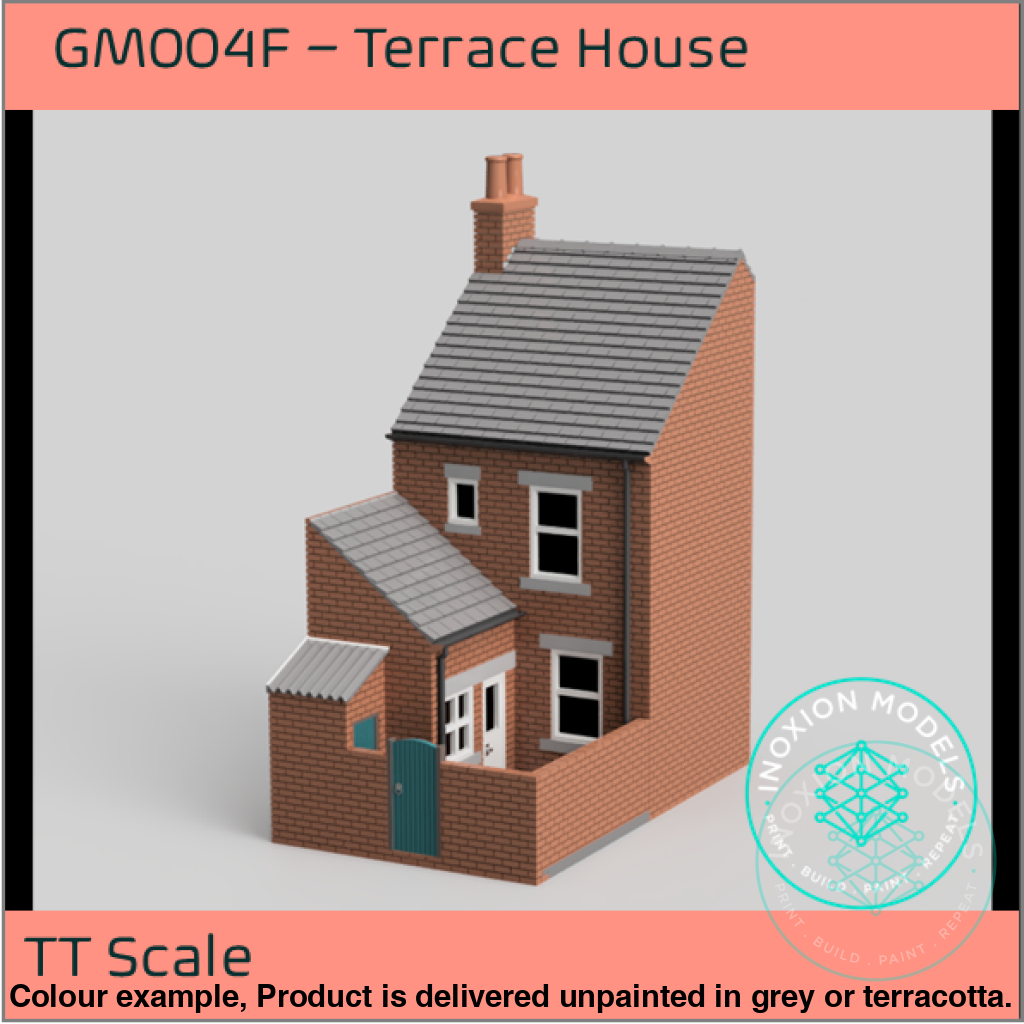 Gm004F – Low Relief Terrace House Tt120/3Mm Scale Tt Building