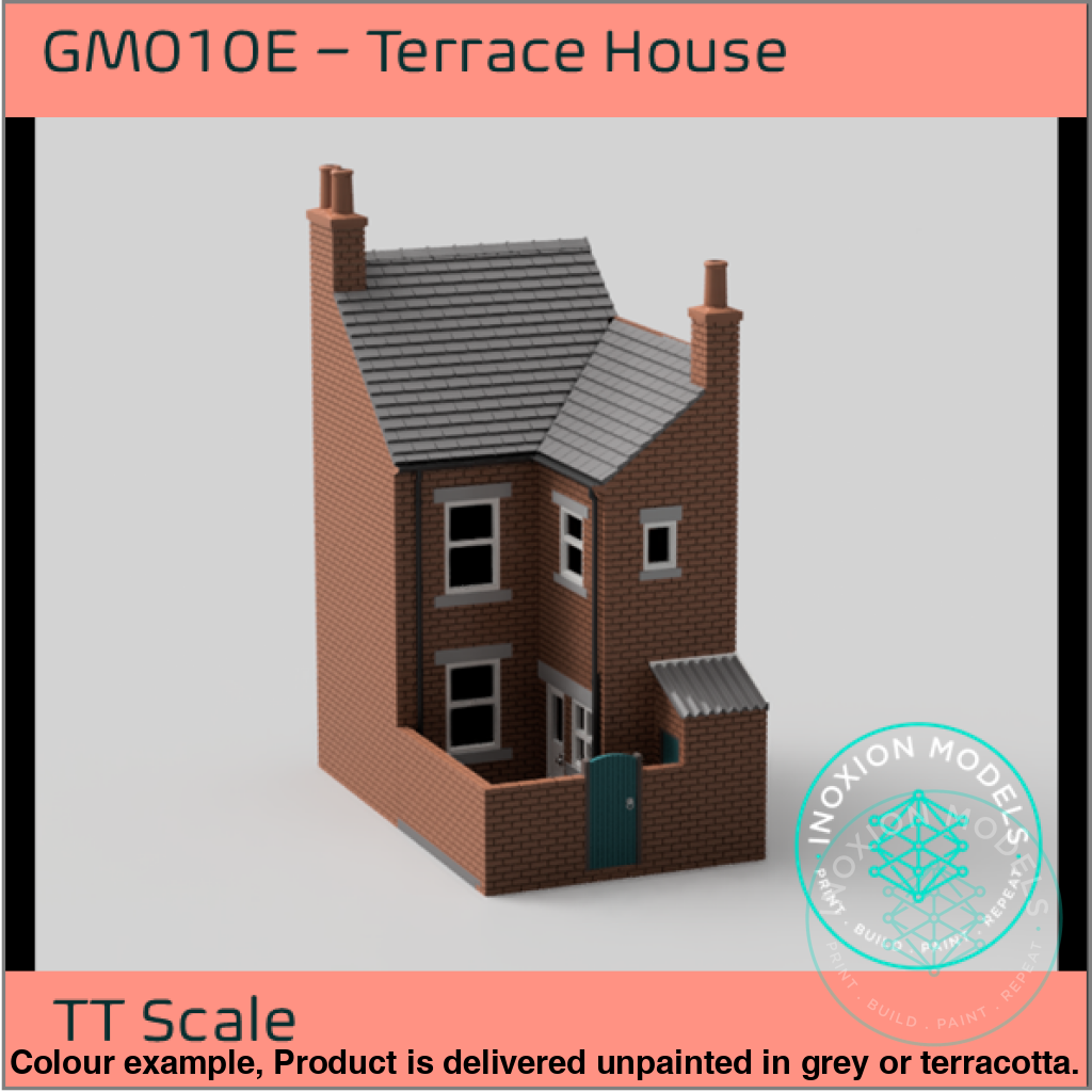 Gm010E – Low Relief Terrace House Tt120/3Mm Scale Tt Building