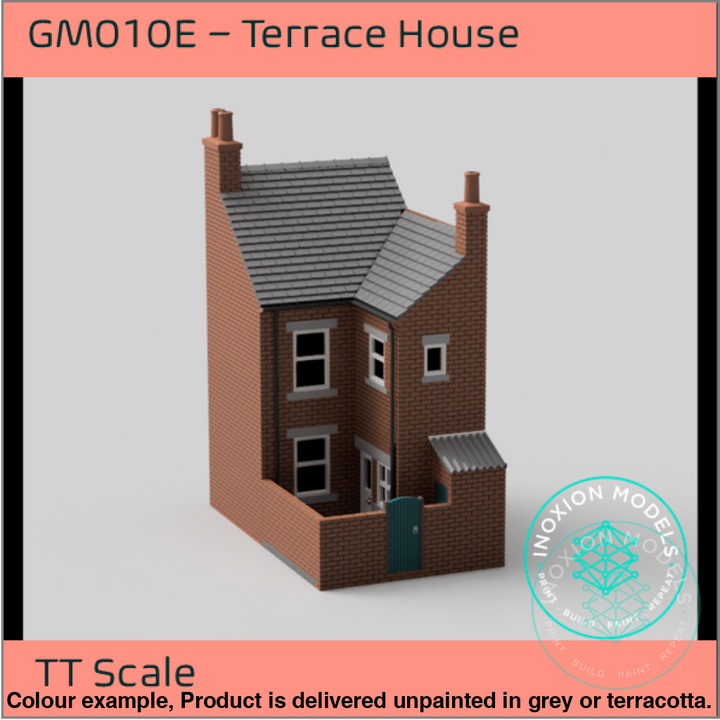 Gm010E – Low Relief Terrace House Tt120/3Mm Scale Tt Building