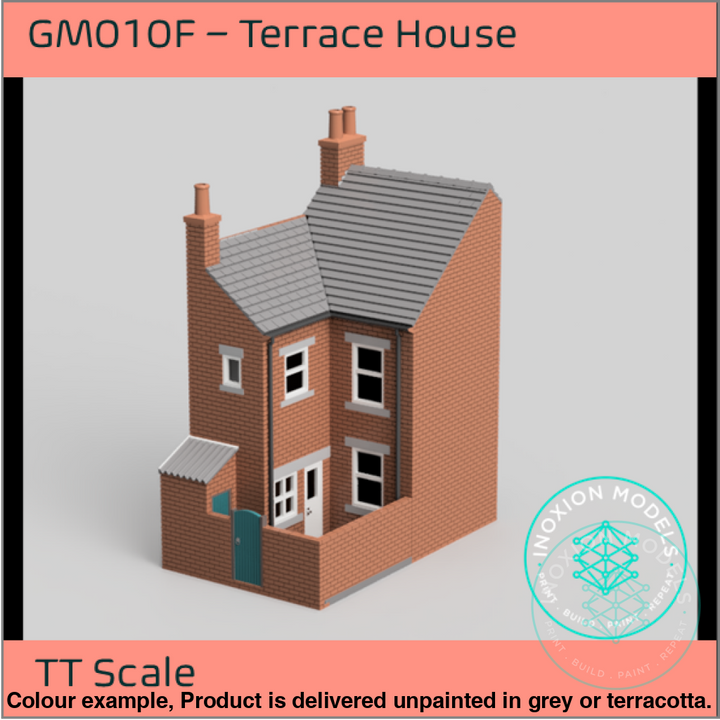 Gm010F – Low Relief Terrace House Tt120/3Mm Scale Tt Building