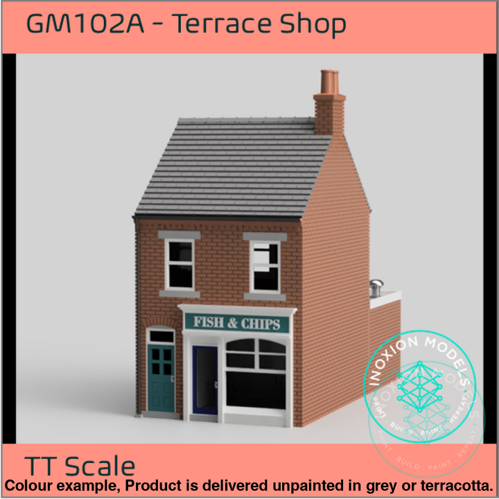 Gm102A – Terrace Shop Tt120/3Mm Scale Tt Building