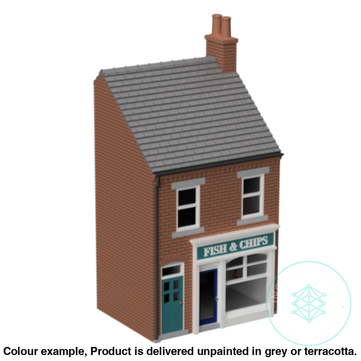 Gm102C – Low Relief Terrace Shop Tt120/3Mm Scale Tt Building