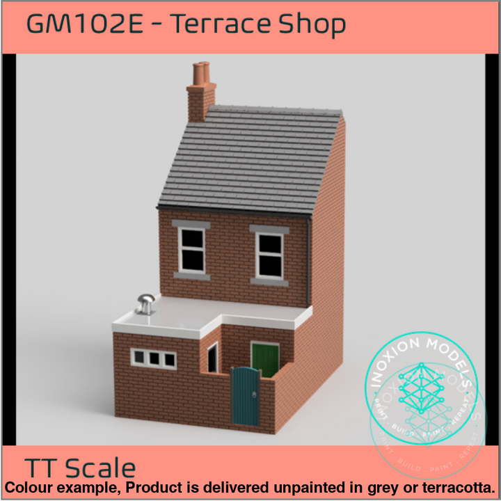 Gm102E – Low Relief Terrace Shop Tt120/3Mm Scale Tt Building